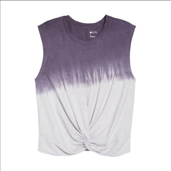 Zella Dip Dye Twist Tanks - Picture 2 of 4
